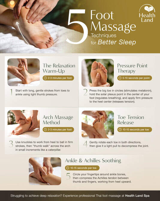 5 Foot Massage Techniques for Better Sleep